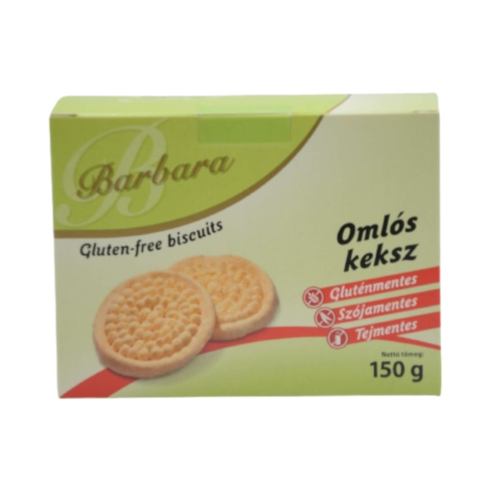 Barbara gluténmentes omlós keksz 150 g