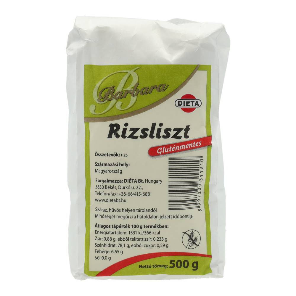 Barbara gluten-free rice flour 500 g