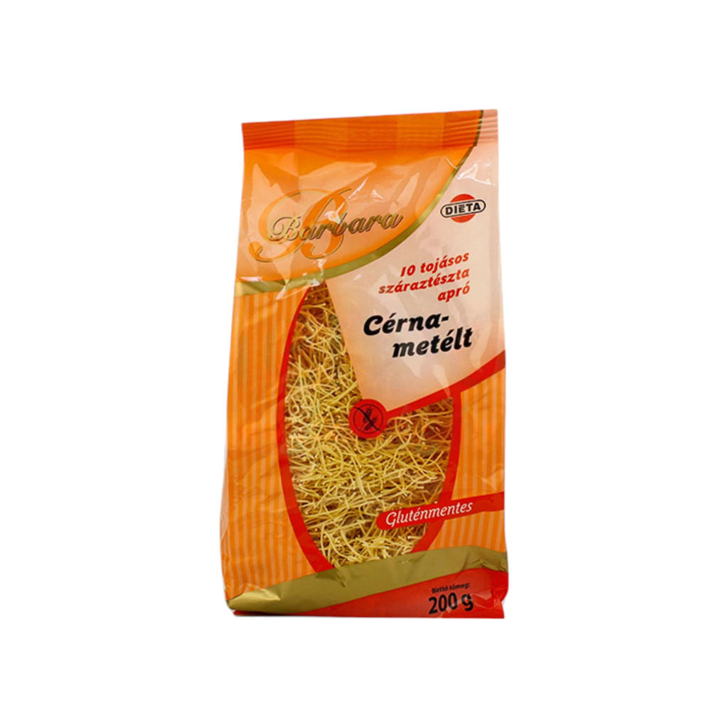 Bezlepkové těstoviny Angel Hair Barbara 200 g