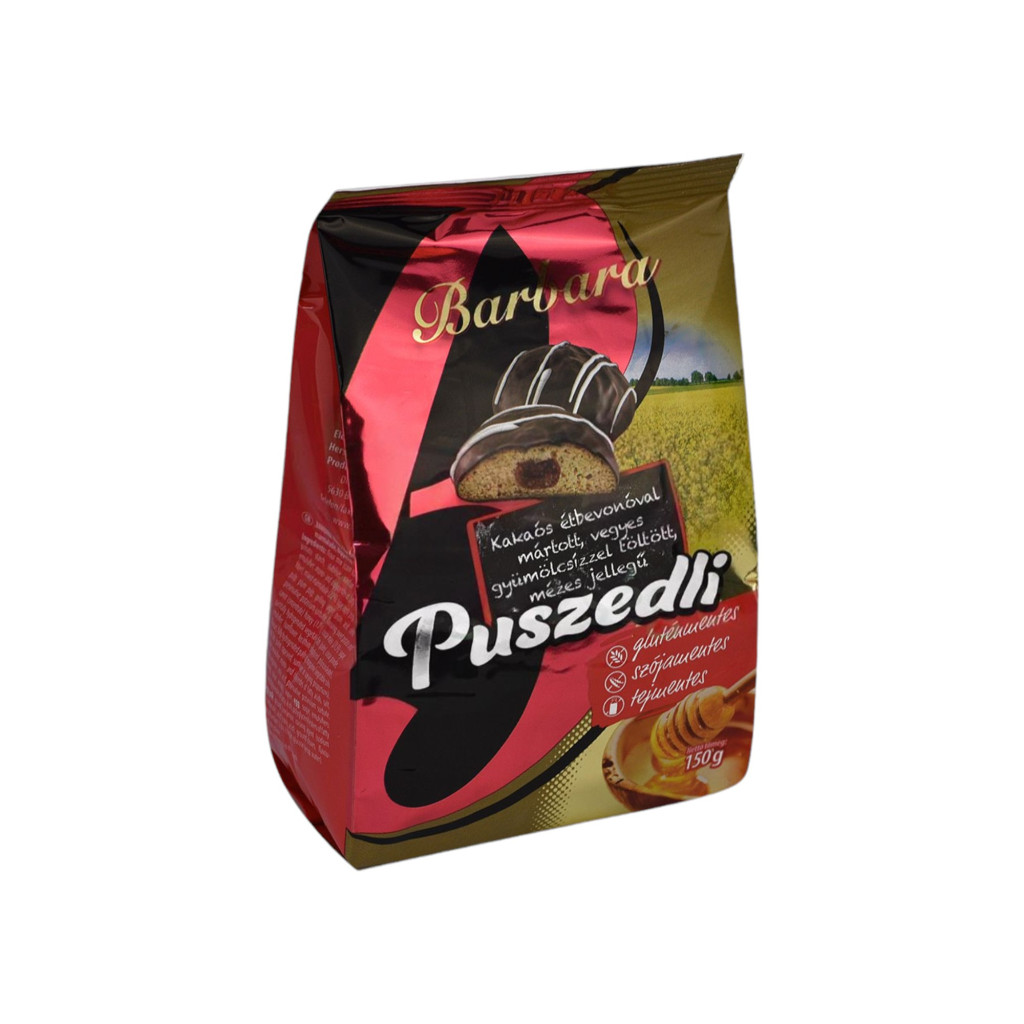Bigiba puszedli s náplňou z rôznych ovocí bezlepkové 150 g