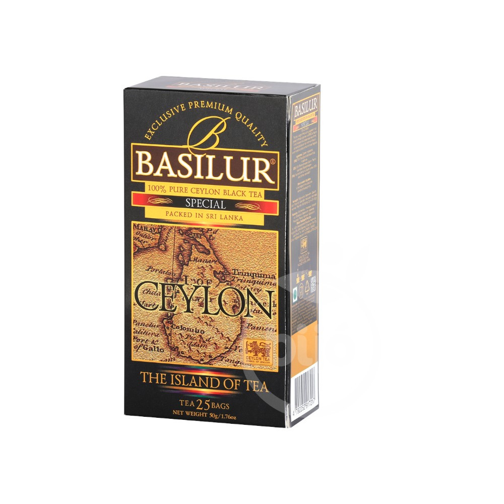 Basilur the island of tea special fekete tea 25 filter 50 g