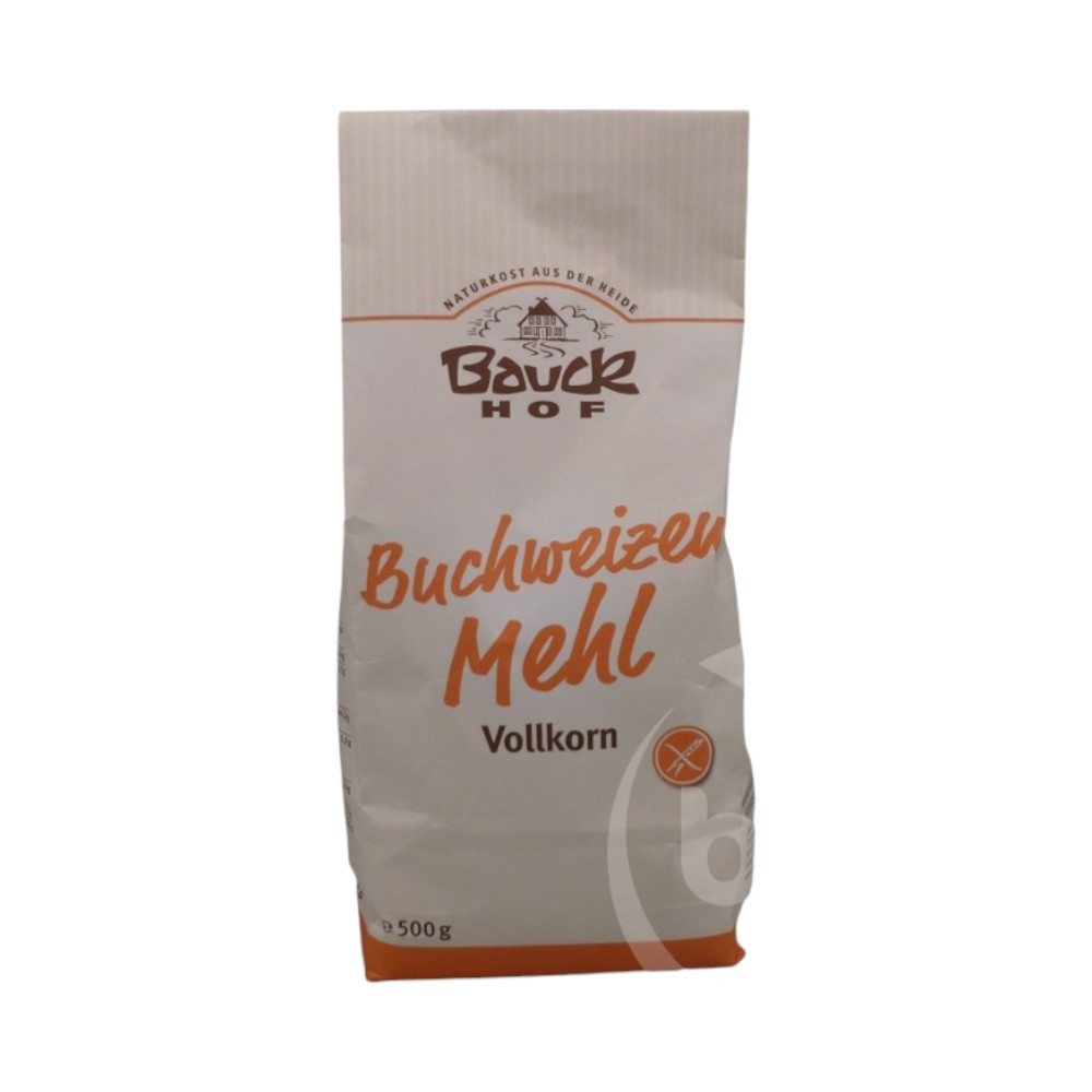 Bauck Hof bio gluténmentes hajdinaliszt teljes kiőrlésű 500 g