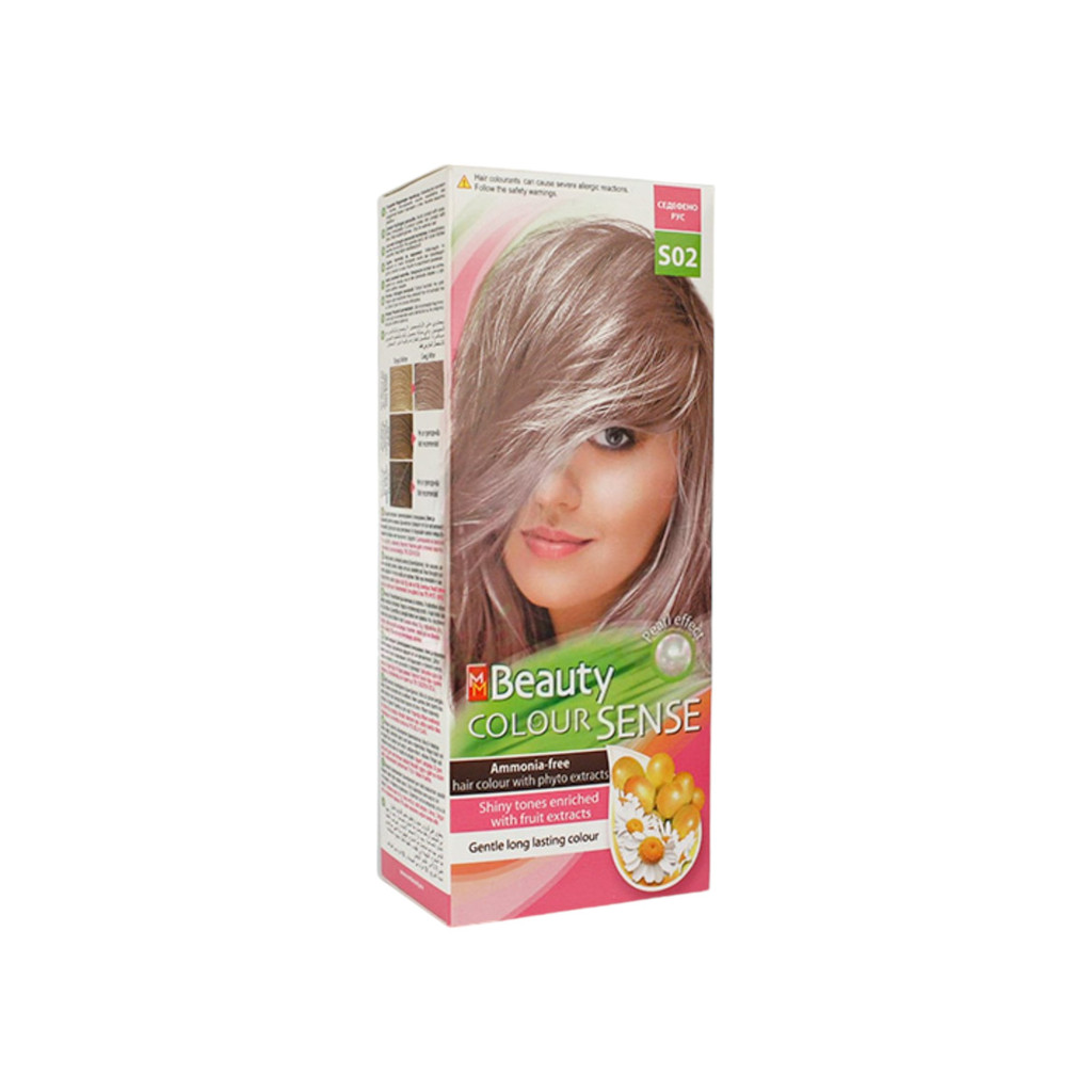 Beauty Color s02 perlově blond bez amoniaku barva na vlasy 1 ks