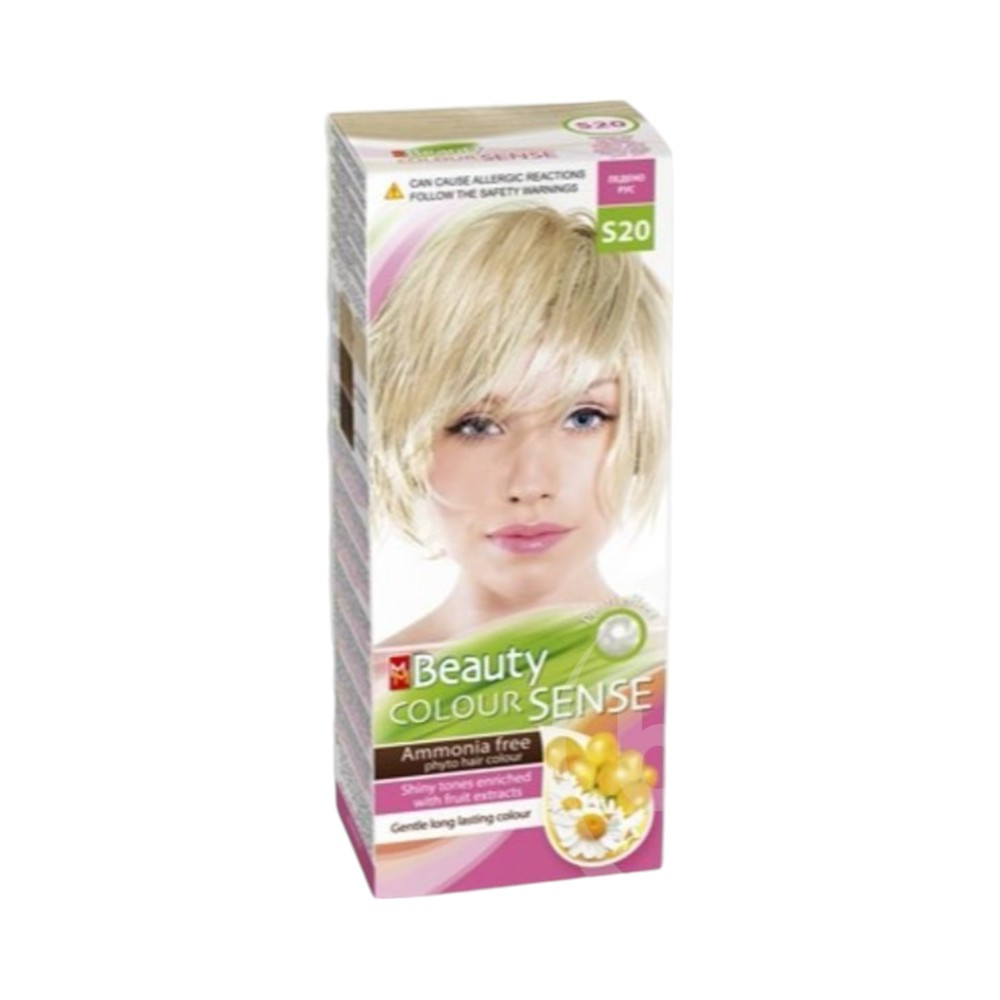 Krásná barva s020 Ledově blond bez amoniaku barva na vlasy 1 ks