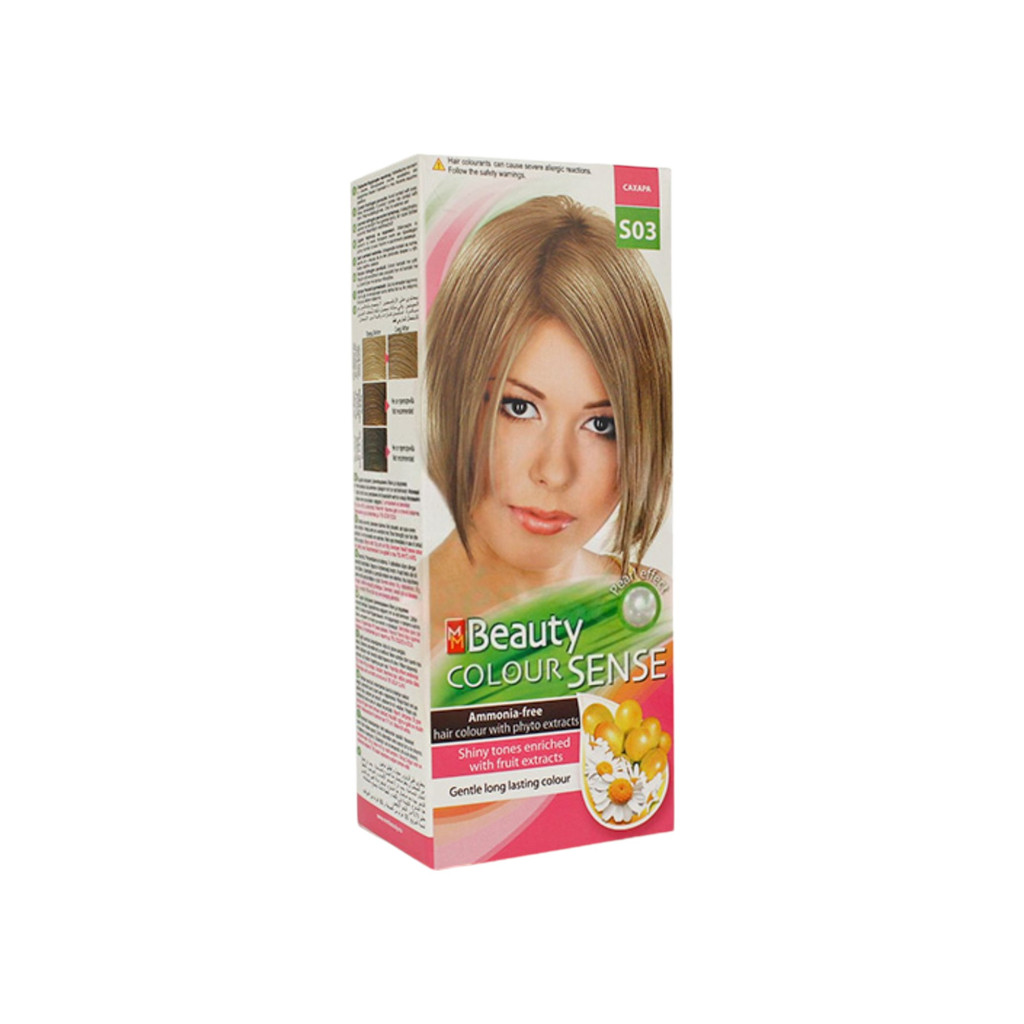 Krásna farba s03 Sahara Blonde bez amoniaku farba na vlasy 1 kus