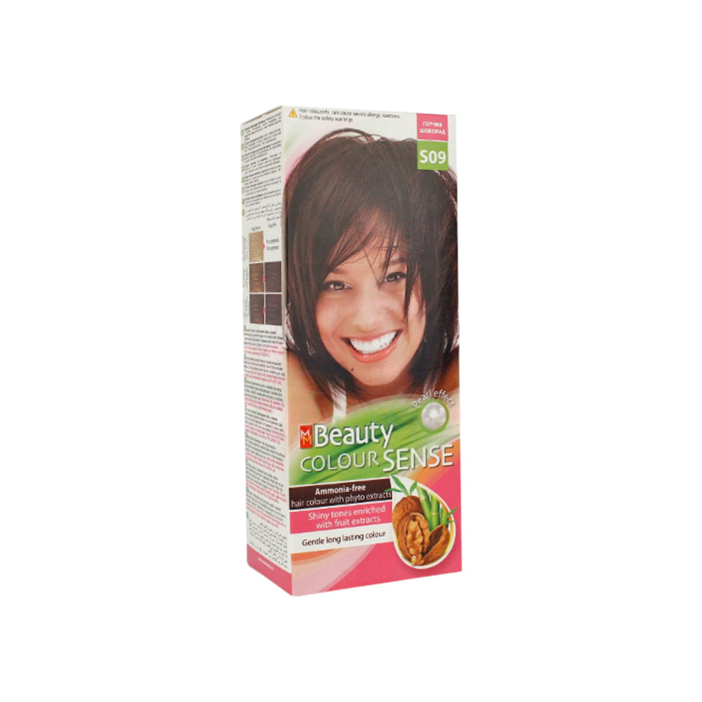 Beauty Color s09 Ciocolată amară fără amoniac vopsea de păr 1 buc