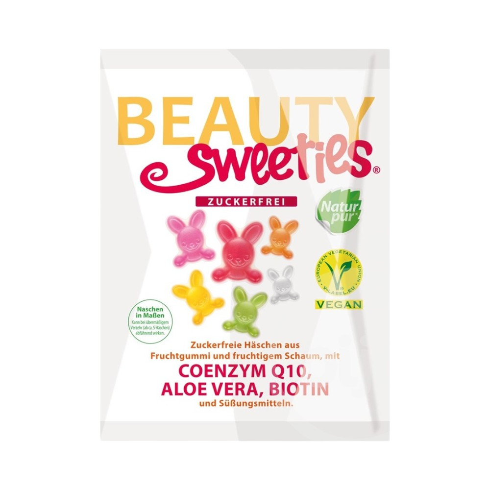 Beauty Sweeties cukormentes vegán gumicukor nyuszik 125 g