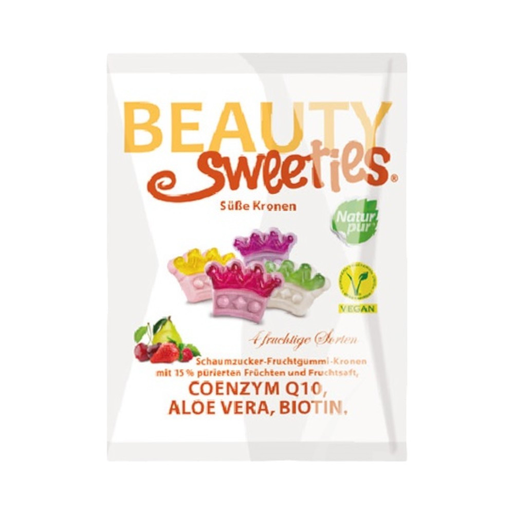 Beauty Sweeties gluténmentes vegán gumicukor koronák 125 g