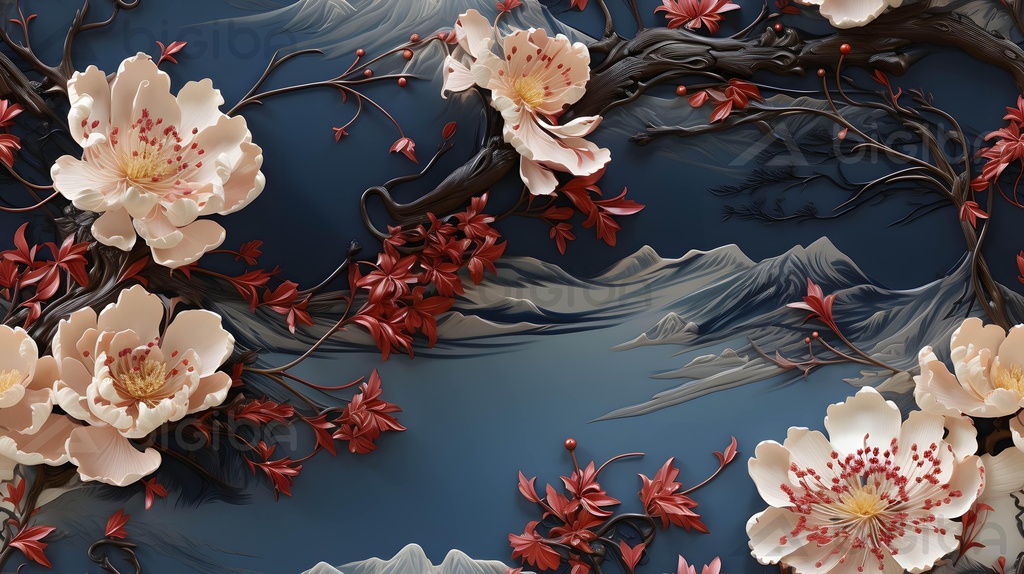 Tapiz de Flores Eterno
