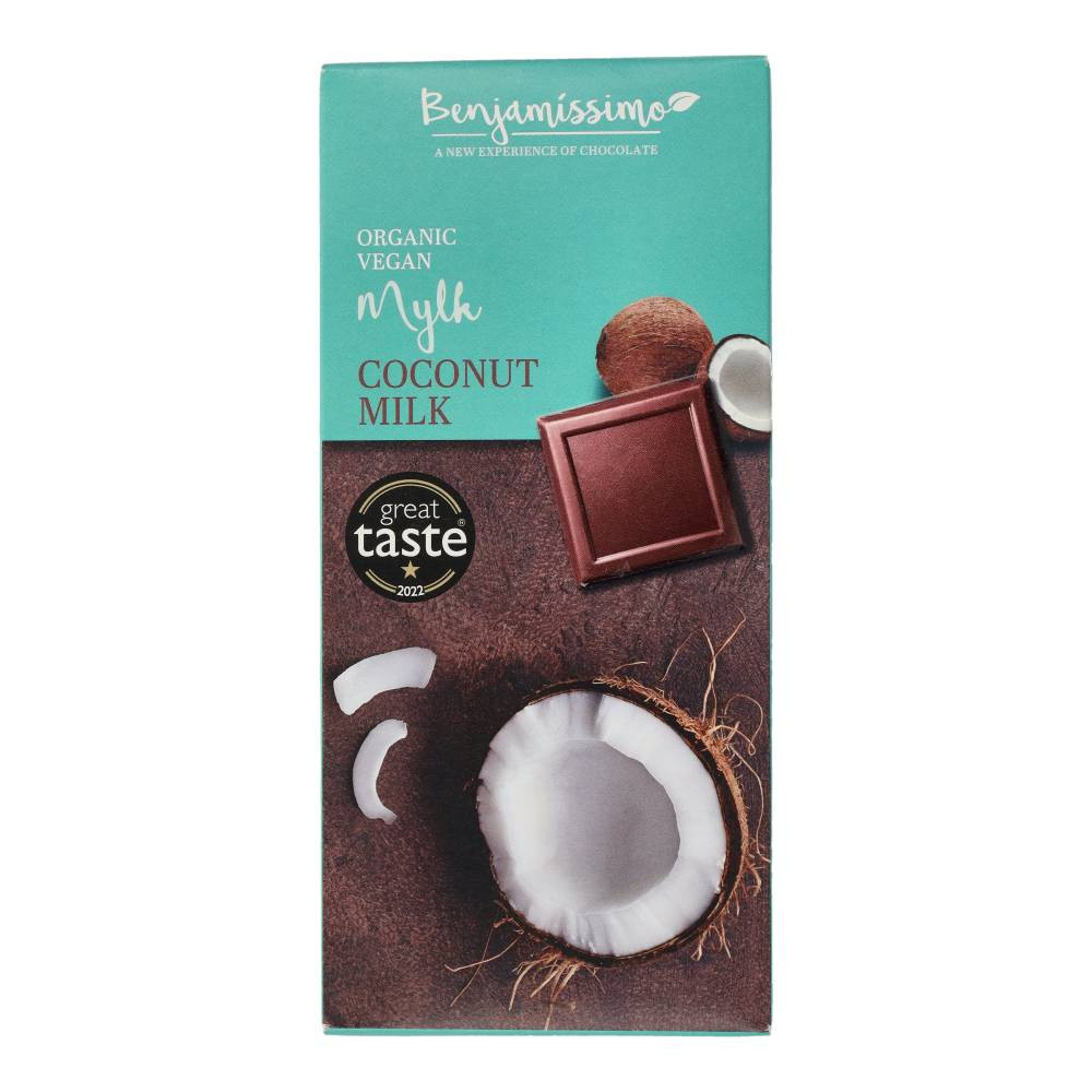 Benjamissimio bio vegán kókusztejes csokoládé 70 g