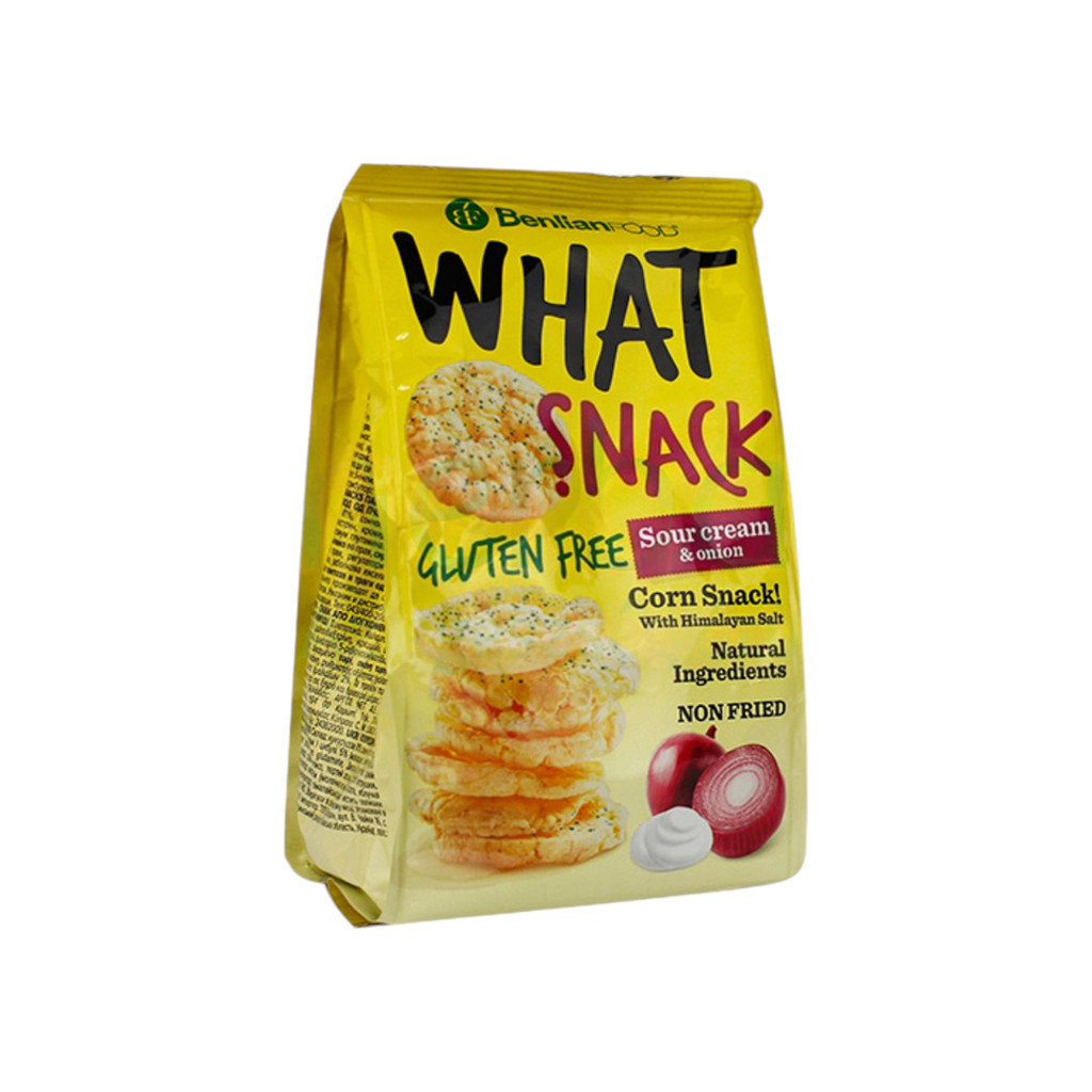 Benlian Was ist Snack glutenfreier gepuffter Mais mit Sahne-Zwiebel-Geschmack 50 g