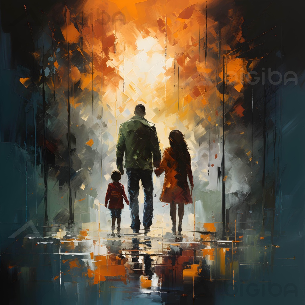 Passeggiata al tramonto