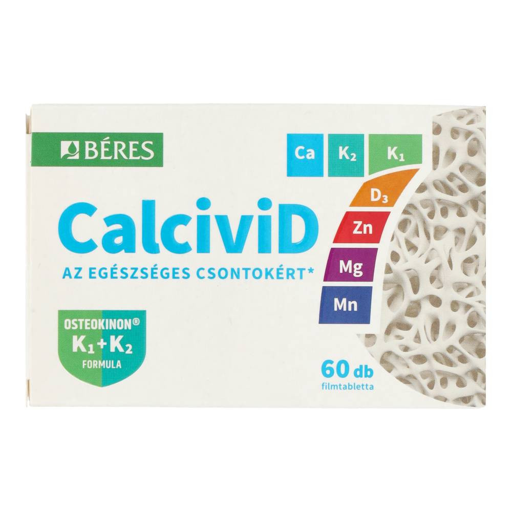 Calcivid 7 potahovaných tablet Béres 60 kusů