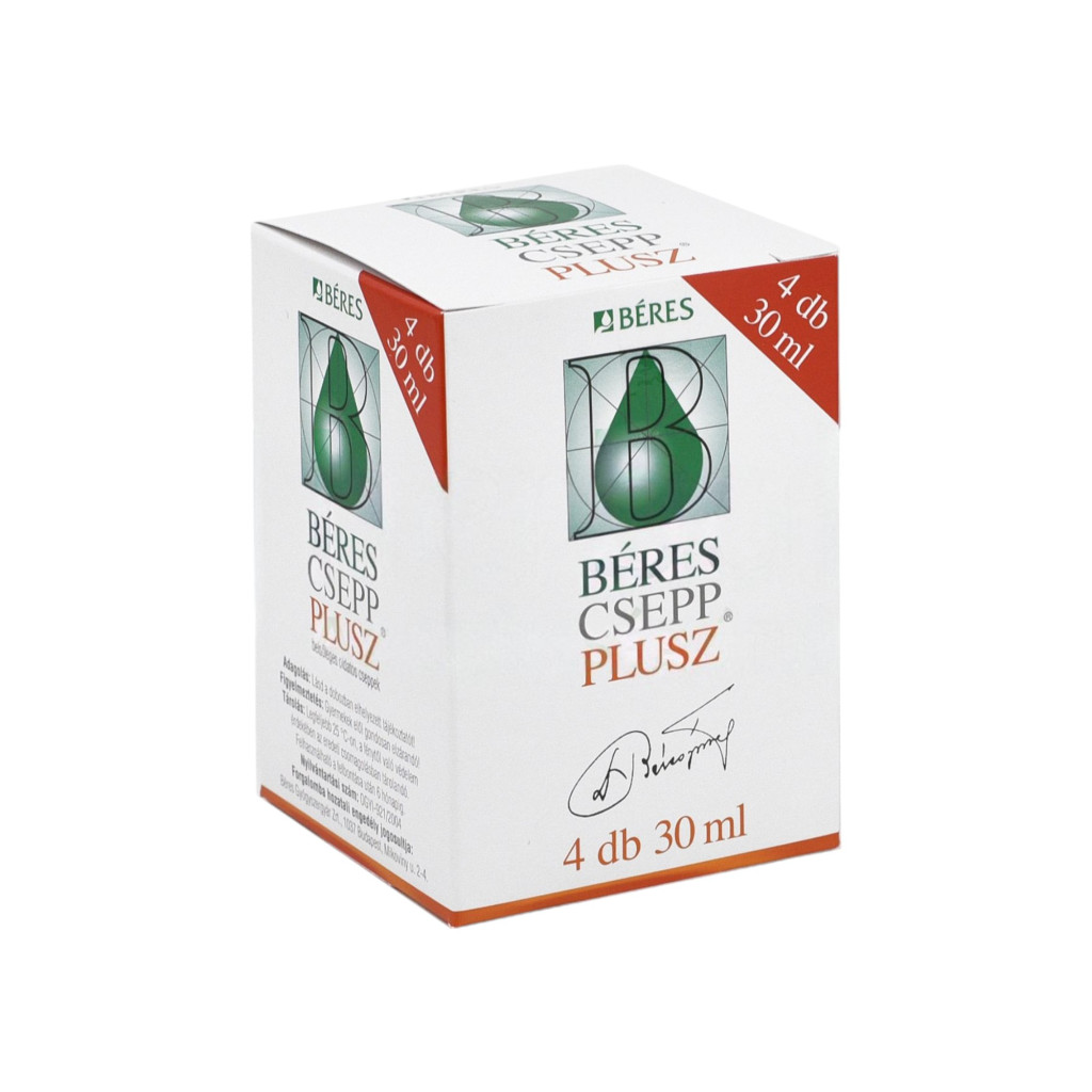 Krople Béres Plus 4x30ml 120ml