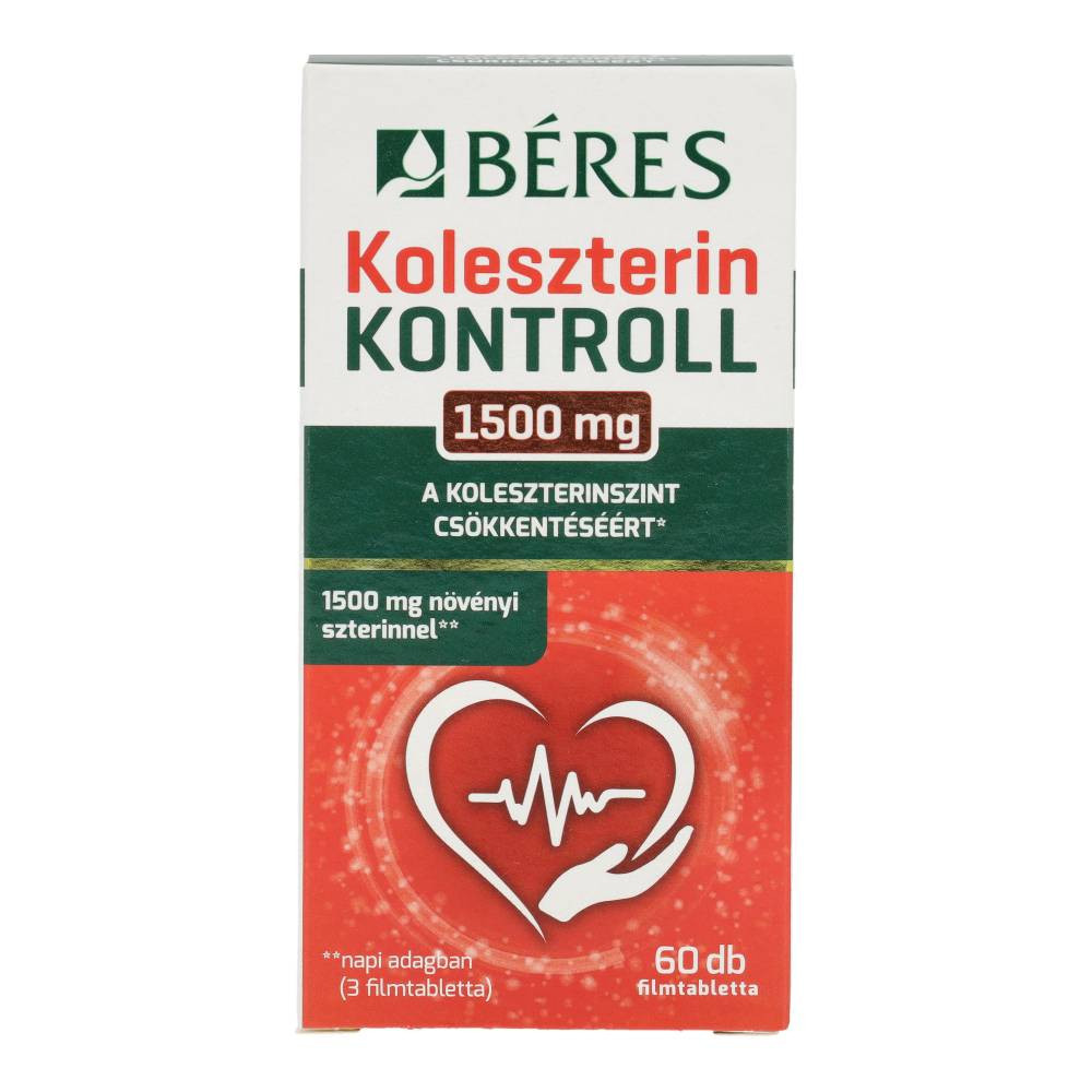 Béres Control colesterol 1500 mg comprimate filmate 60 bucăți