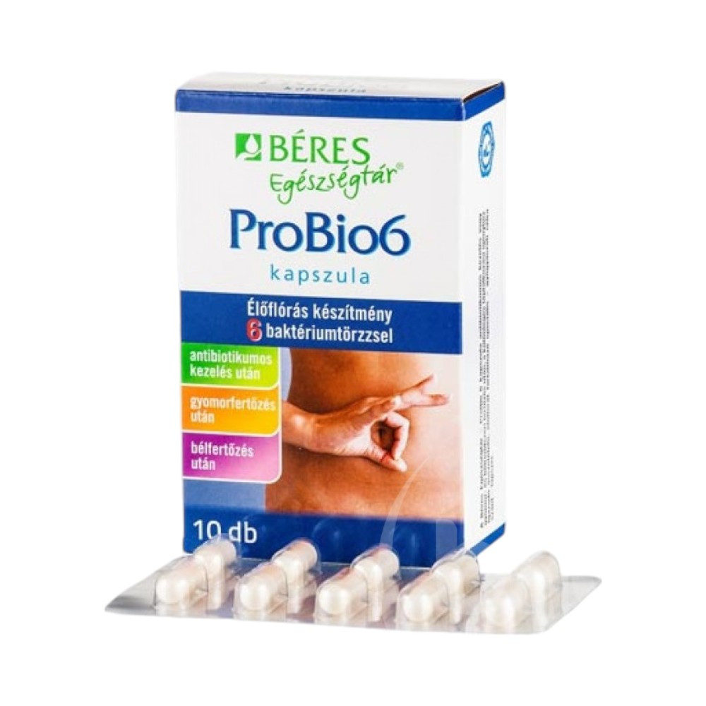 Béres probio 6 kapsúl 10 ks
