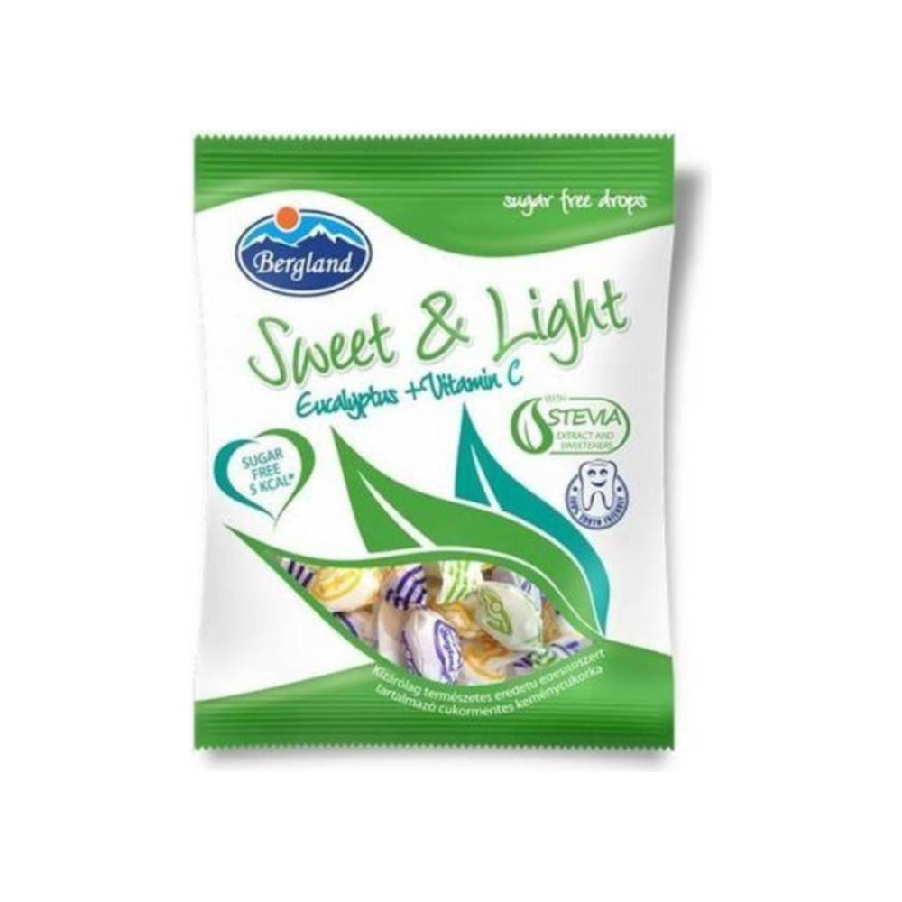 Bergland sweet&amp;light herbamix cukormentes cukorka 60 g