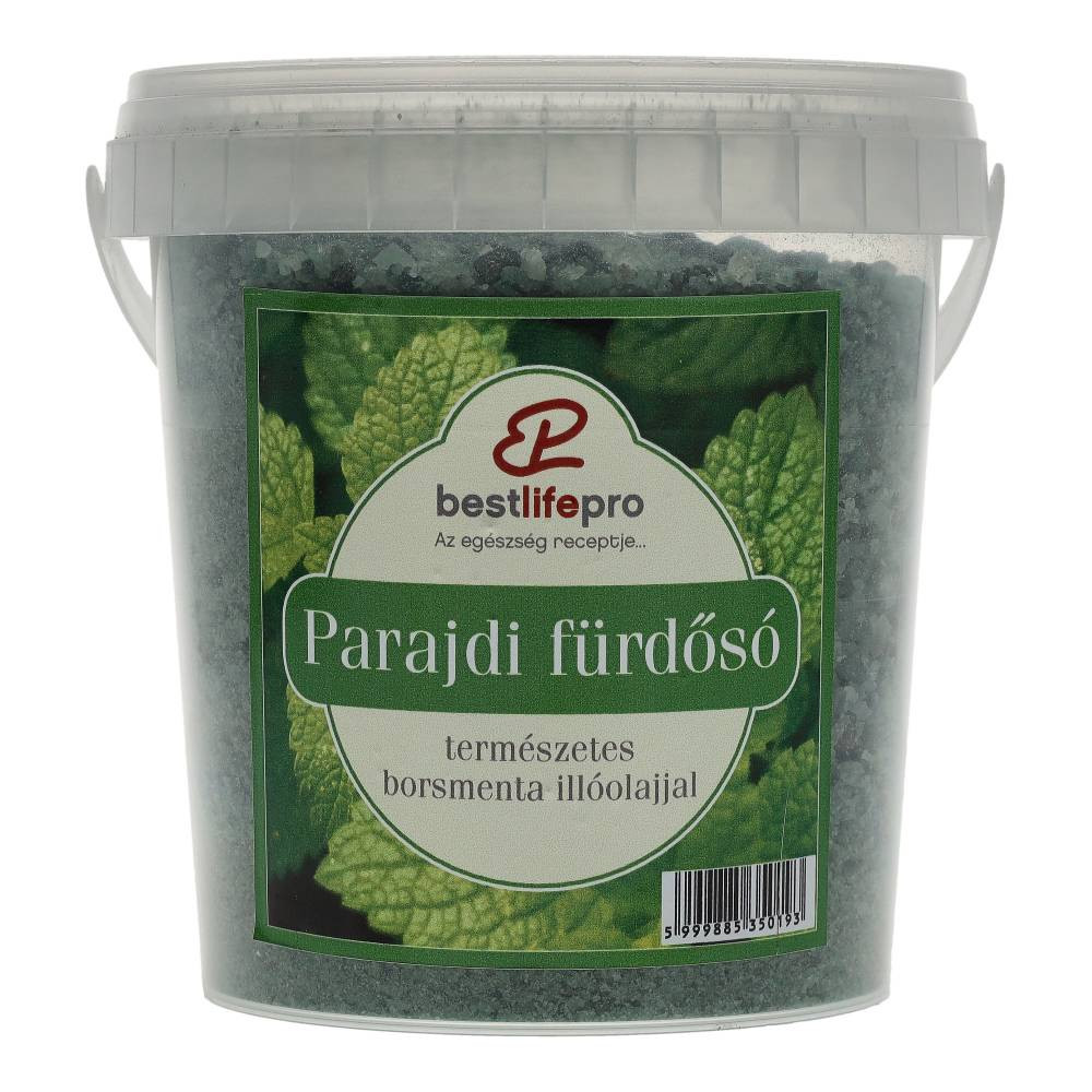 Bestlifepro parajdske minerálne kúpeľné soľ s mätou 1000 g