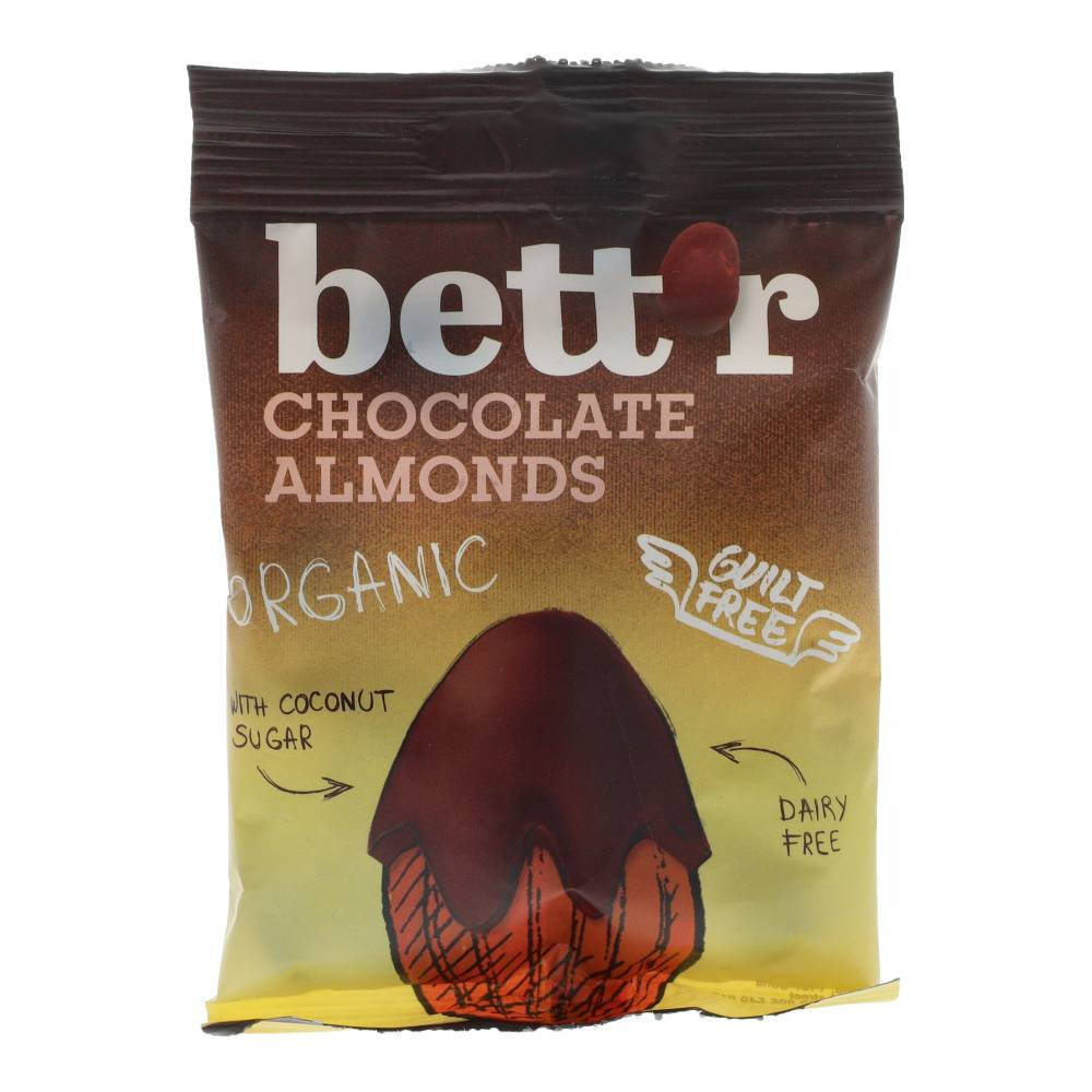 Bettr bio vegán gluténmentes csokival bevont mandula 40 g