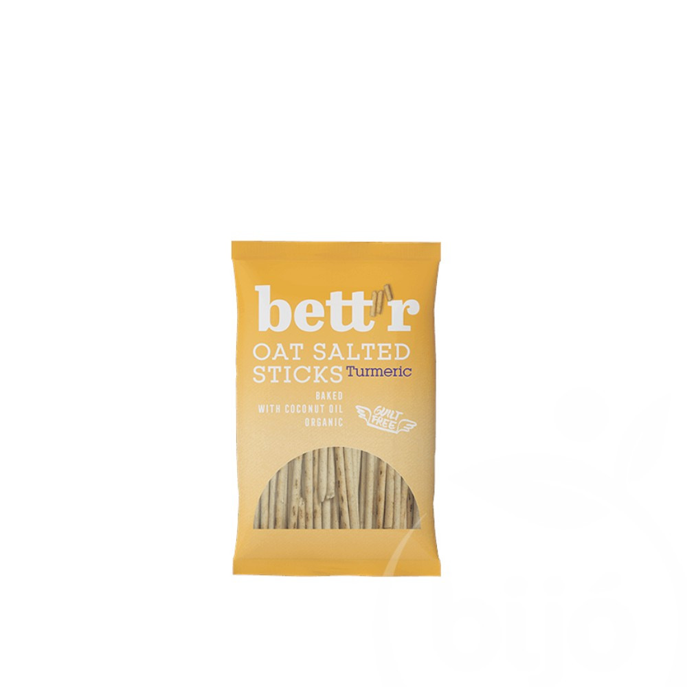 Betto bio ovesná tyčinka s kvašeným kurkumovým těstem 50 g