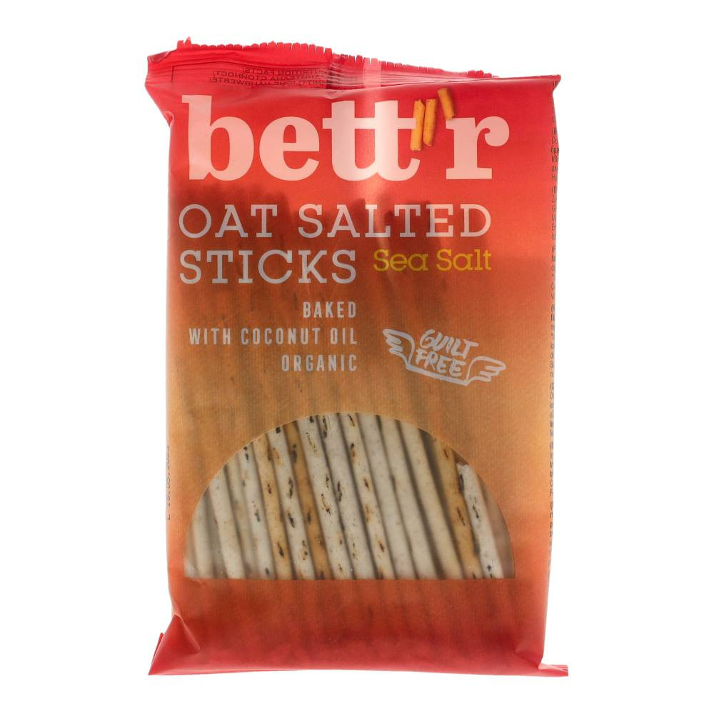Bettr Bio beţişoare de ovăz cu maia și sare de mare 50 g
