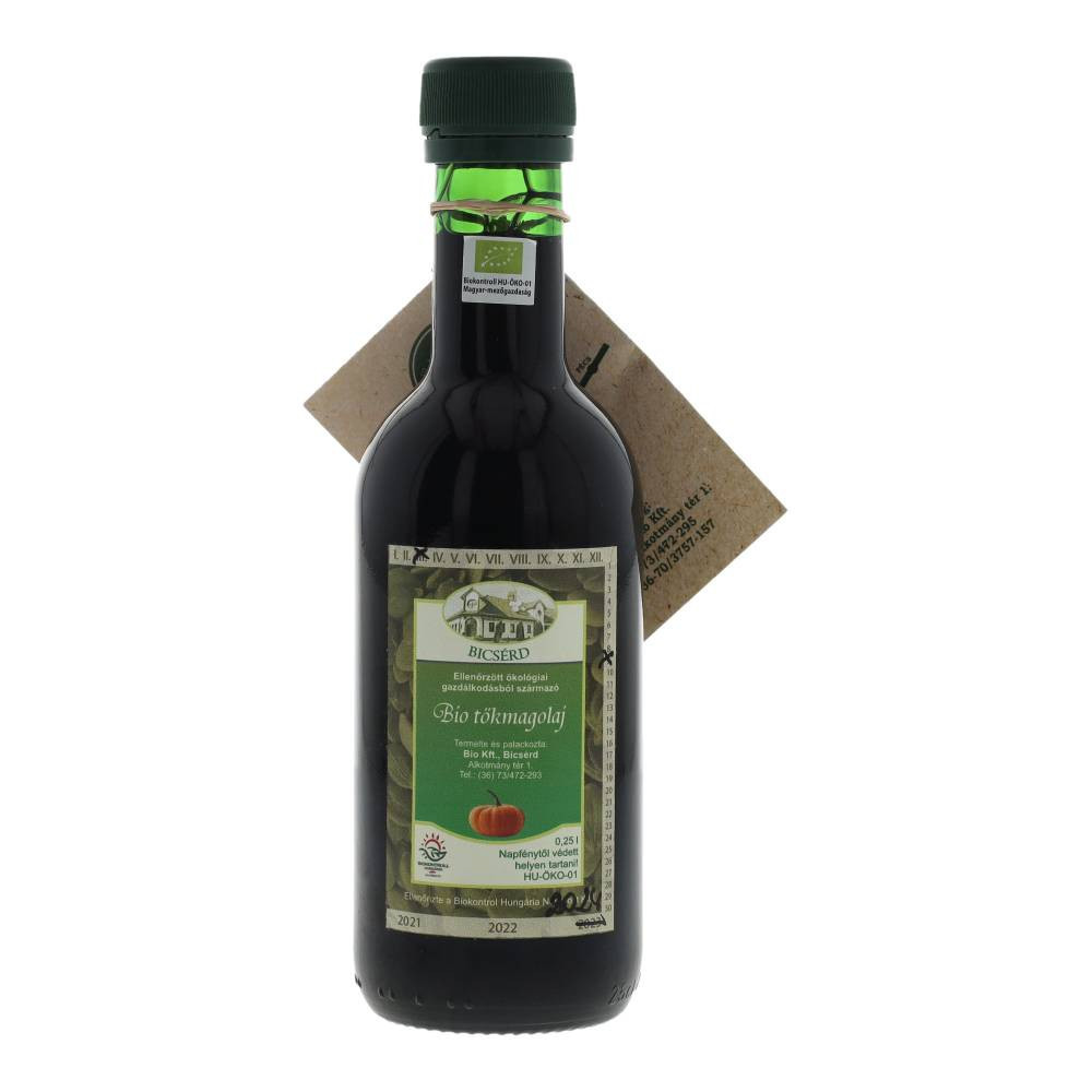 Bicsérdi Bio Tökmagolaj 250 ml