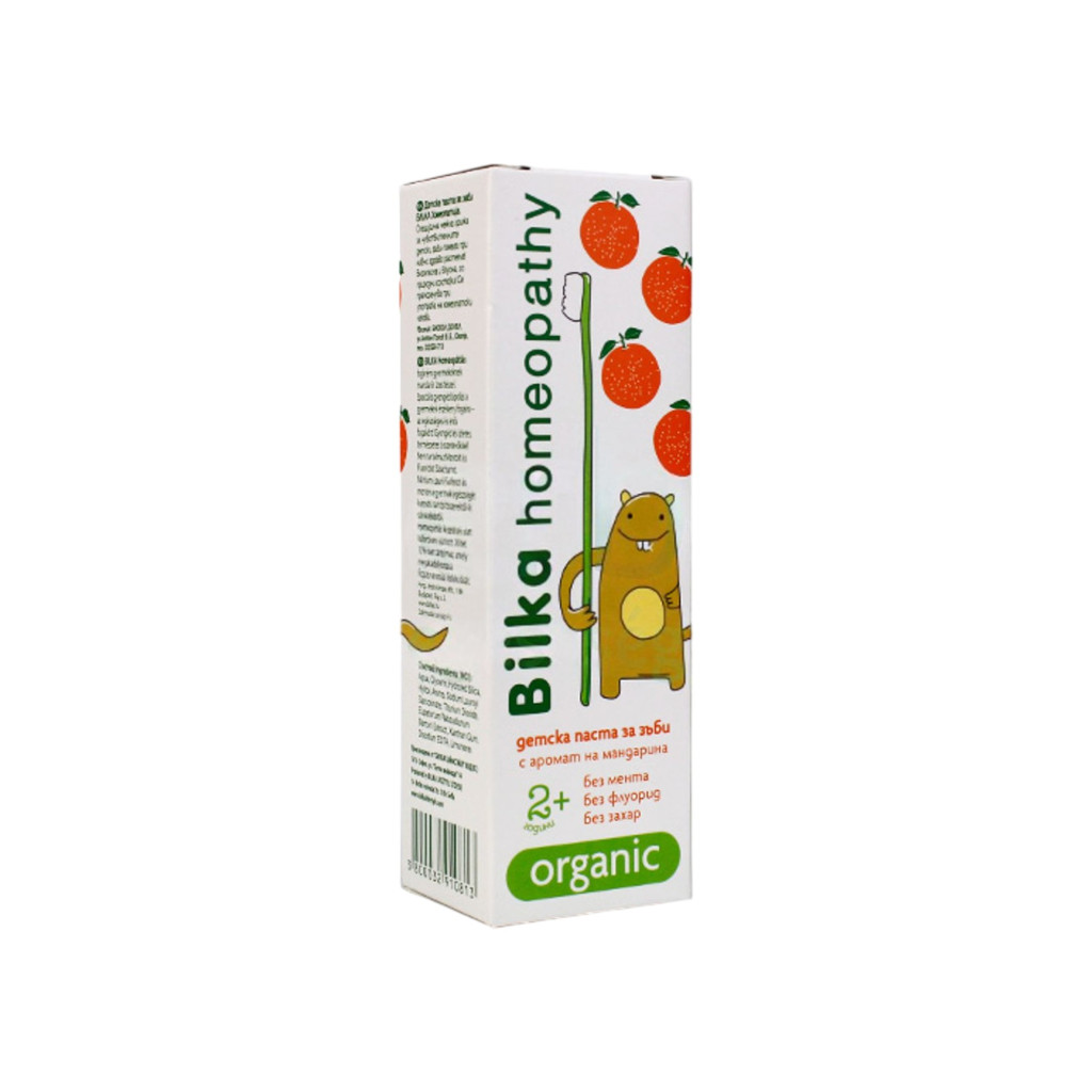 Bilka homeopatická zubná pasta mandarínka 2+ 50 ml