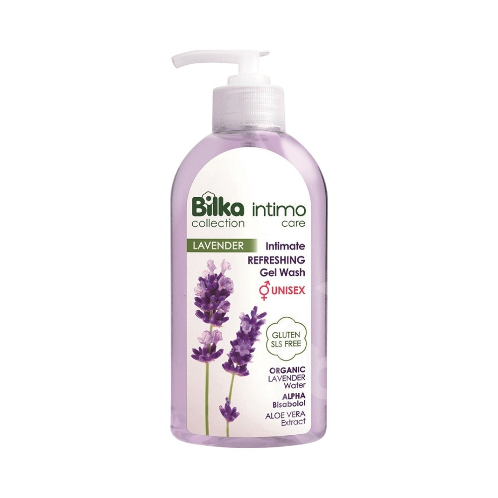 Bilka unisex intimate cleansing gel with organic lavender water 200 ml