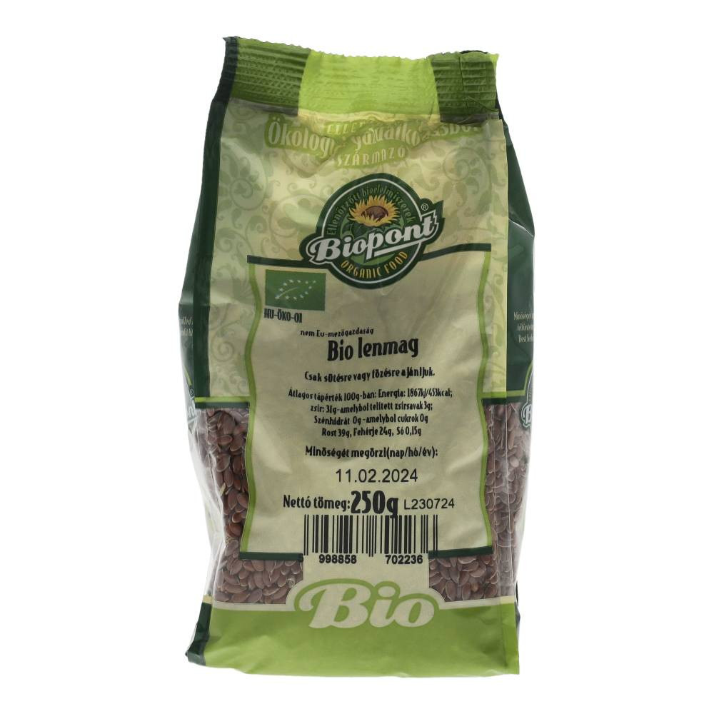 BIO BIOPONT ĽANOVÉ SEMIENKA 250 g
