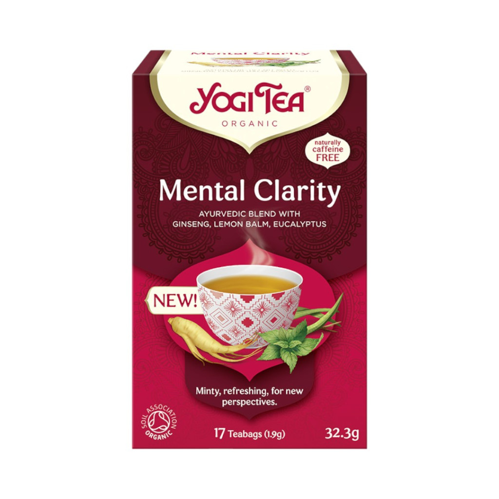 BIO Friss elme tea 17x1,9g Yogi Mental Clarity