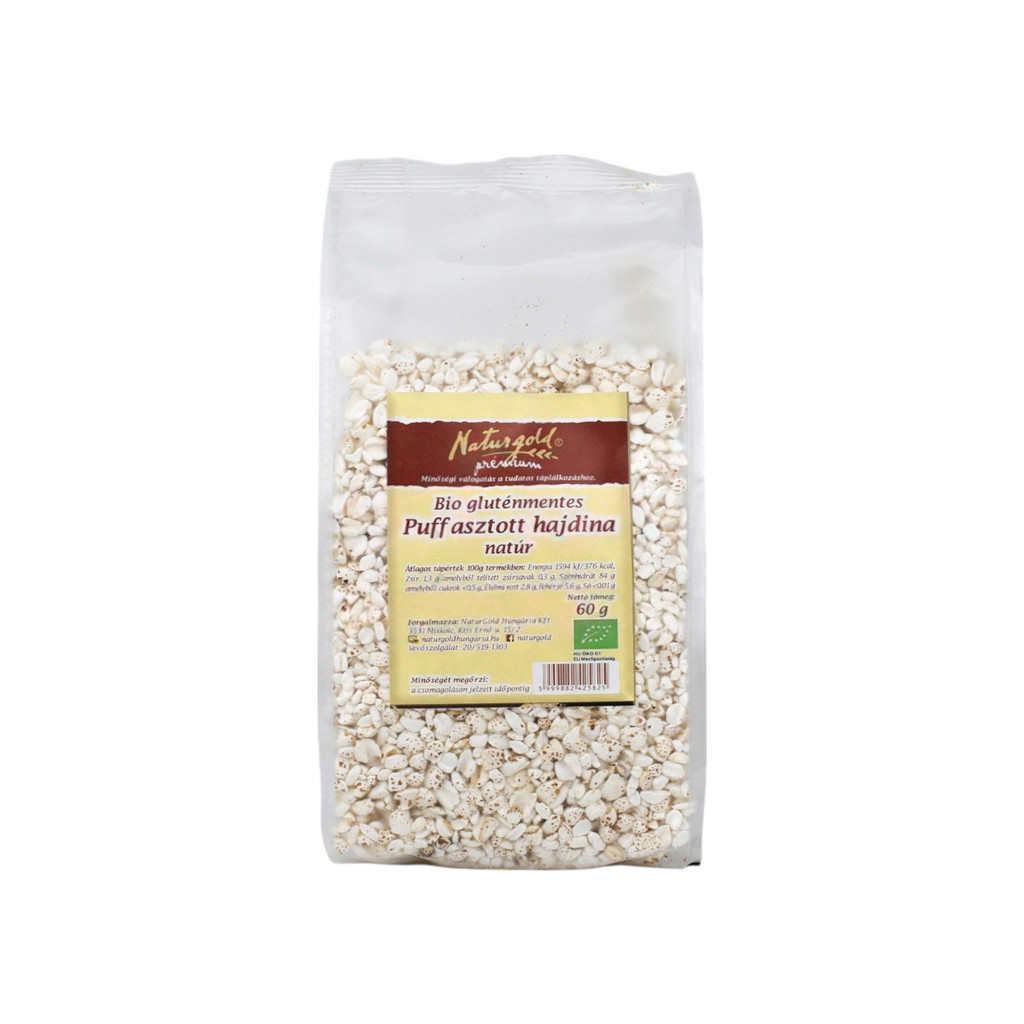 BIO GLUTEN-FREE NATURGOLD PUFFED BUCKWHEAT NATURAL 60 g