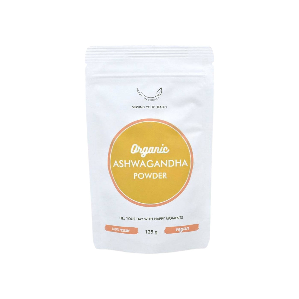 BIO HAPPY NATURALS ORGANIC ASHWAGANDHA POR 125 g