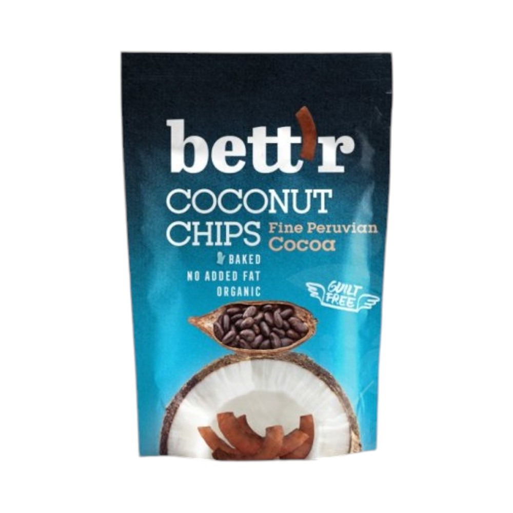 Bio-Kokoschips mit Kakaogeschmack 70g Bett'r