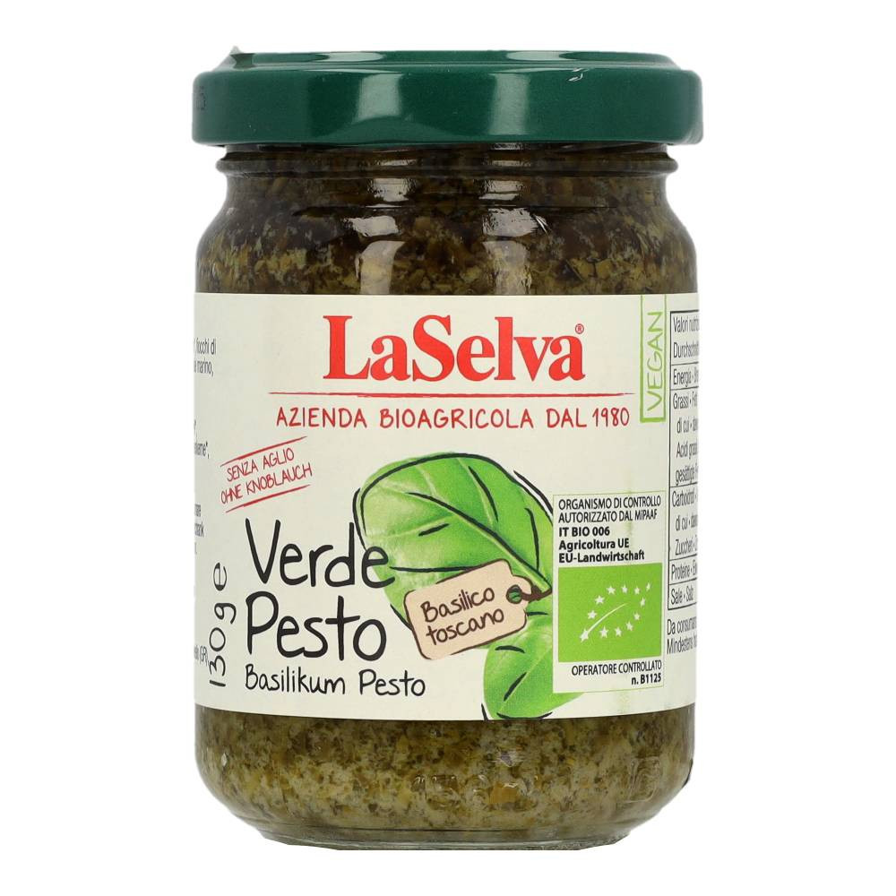 BIO PESTO SAUCE WITH BASIL 130 g