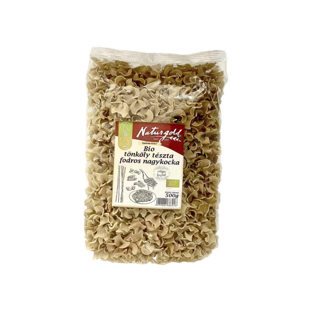 BIO NATURGOLD TÖNKÖLY FEHÉR TÉSZTA FODROSNAGYKOCKA 500 g