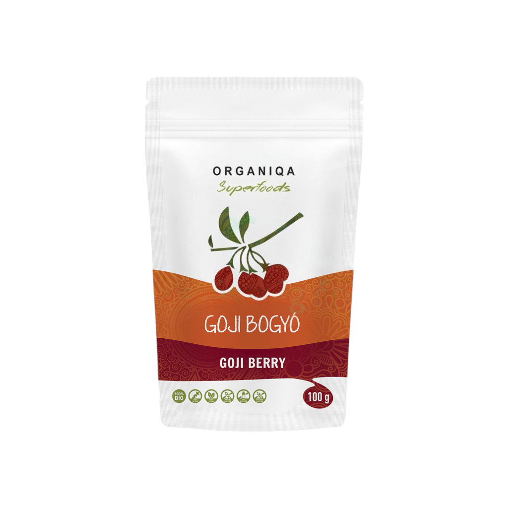 BIO ORGANIQA 100% DRIED GOJI BERRIES 100 g