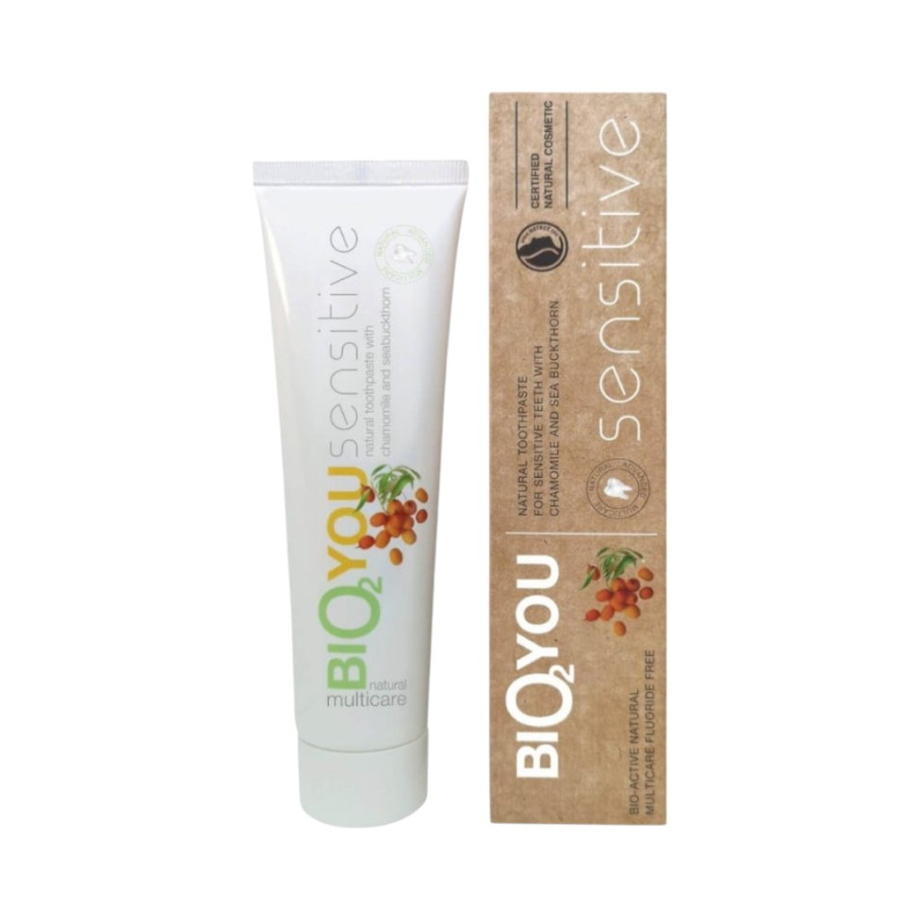 Bio2you Natur-Zahnpasta für empfindliche Zähne, 100 ml