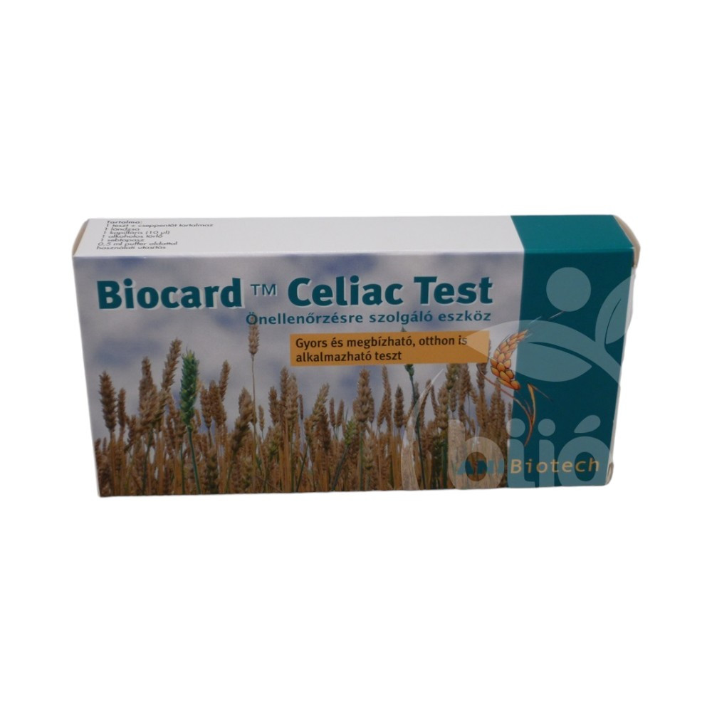Biocard celiac test lisztérzékenységi teszt 1 db