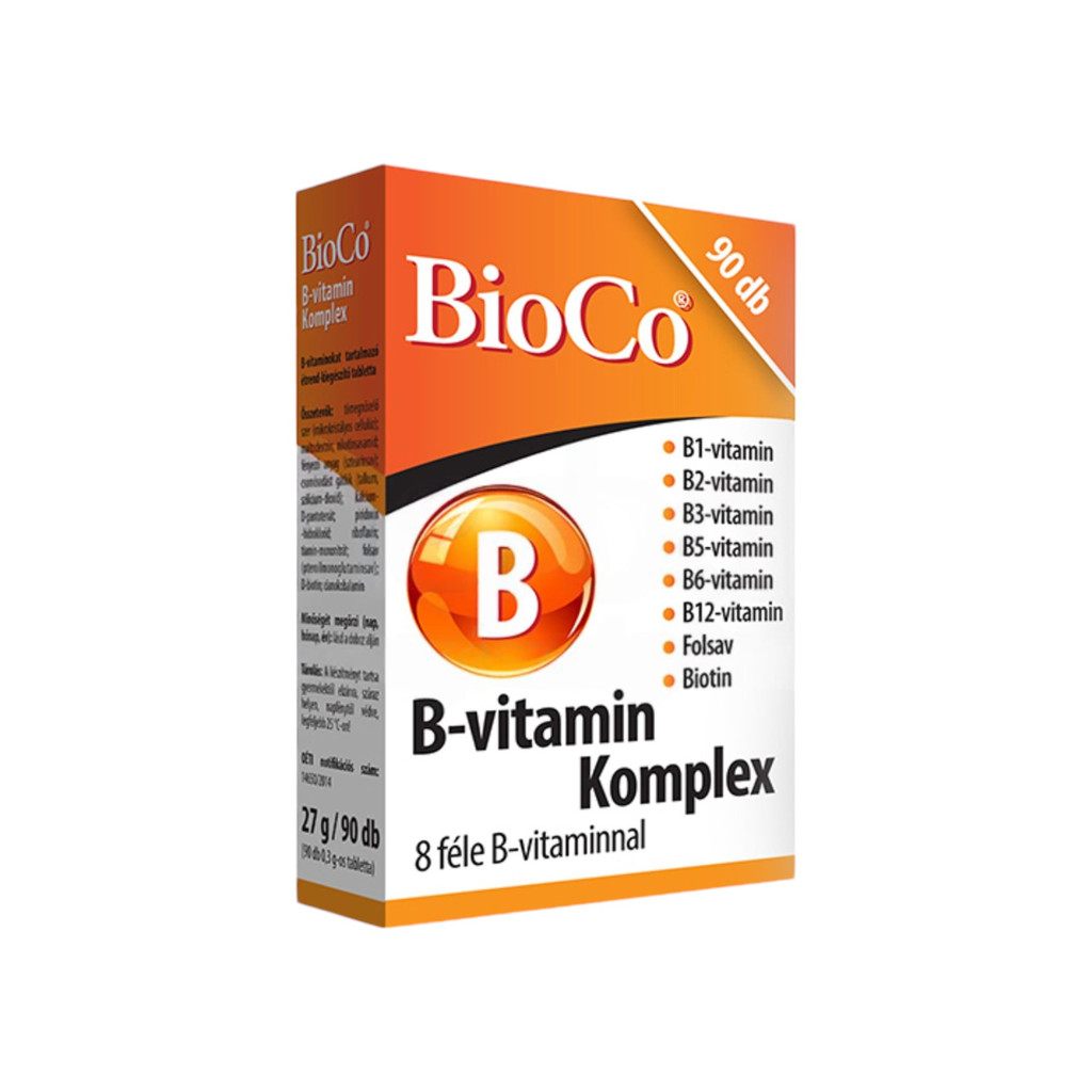Comprimat complex de vitamina B Bioco 90 buc