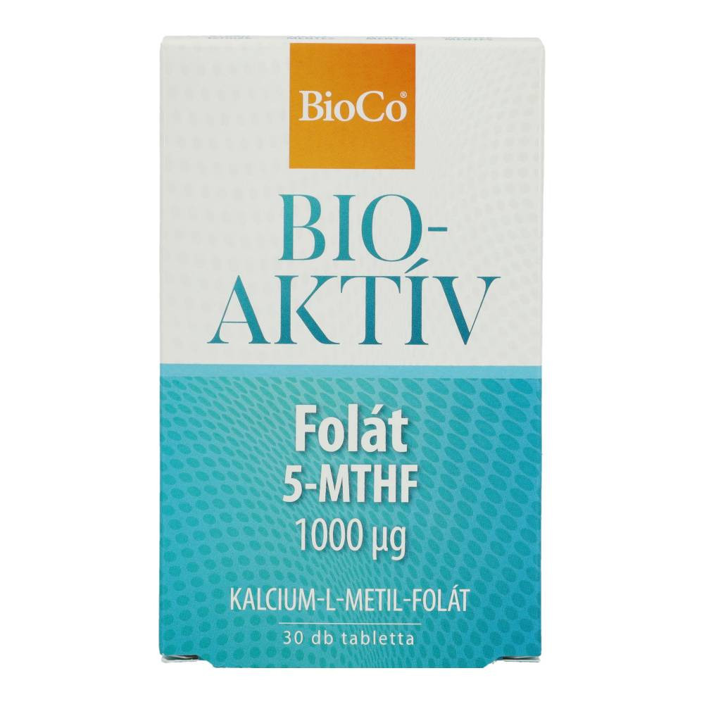 Bioco bioaktív folát 5-mthf 1000g tabletta 30 db