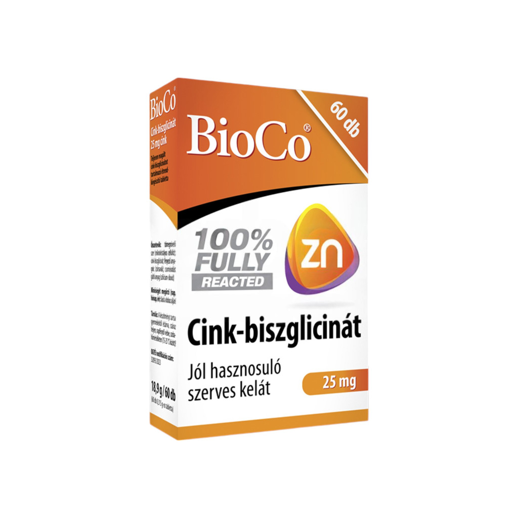 BIOCO CINK BISZGLICINÁT TABLETTA 60DB
