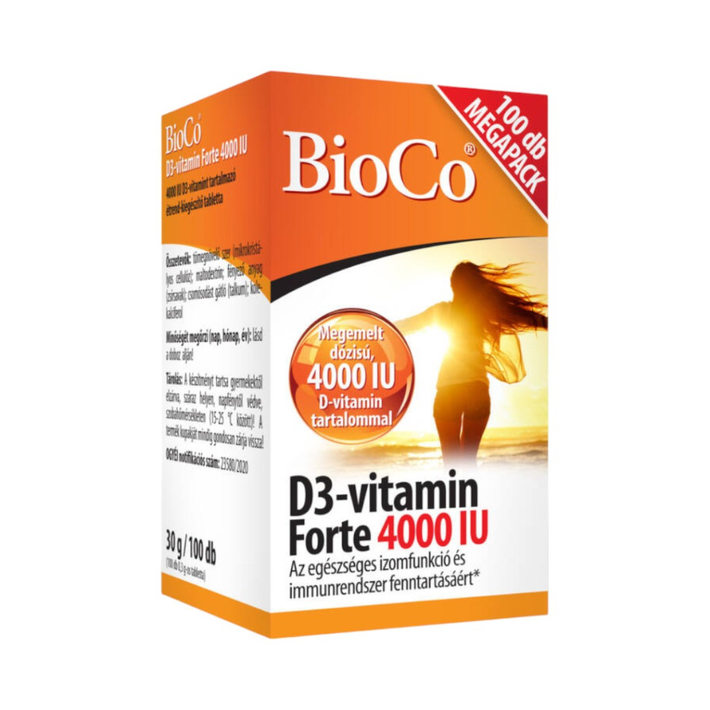 Bioco D3-vitamină forte 4000UI comprimat 100 buc