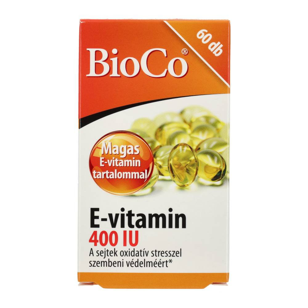 Bioco vitamín e 400 IU 60 kapsúl 60 ks