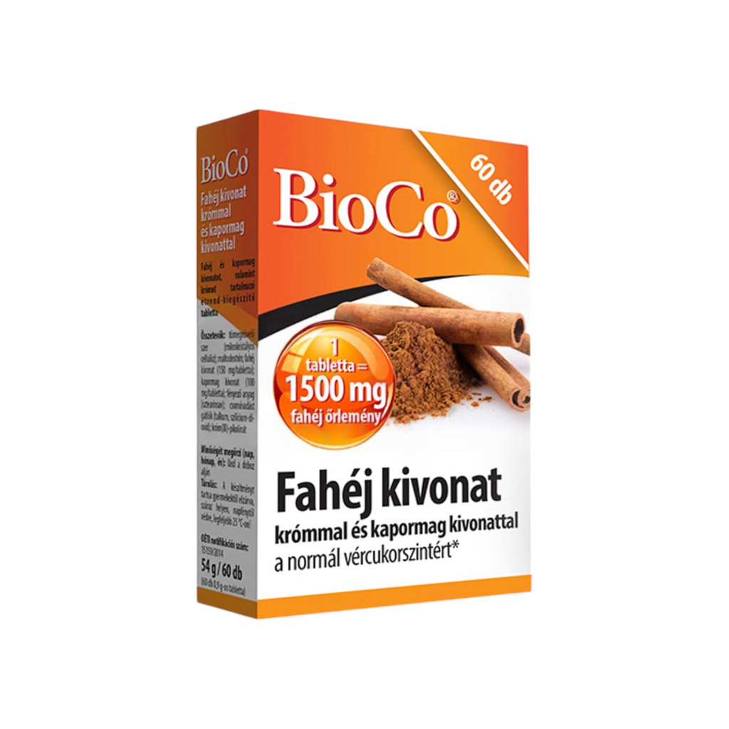 Bioco škoricový extrakt tablety 60 ks