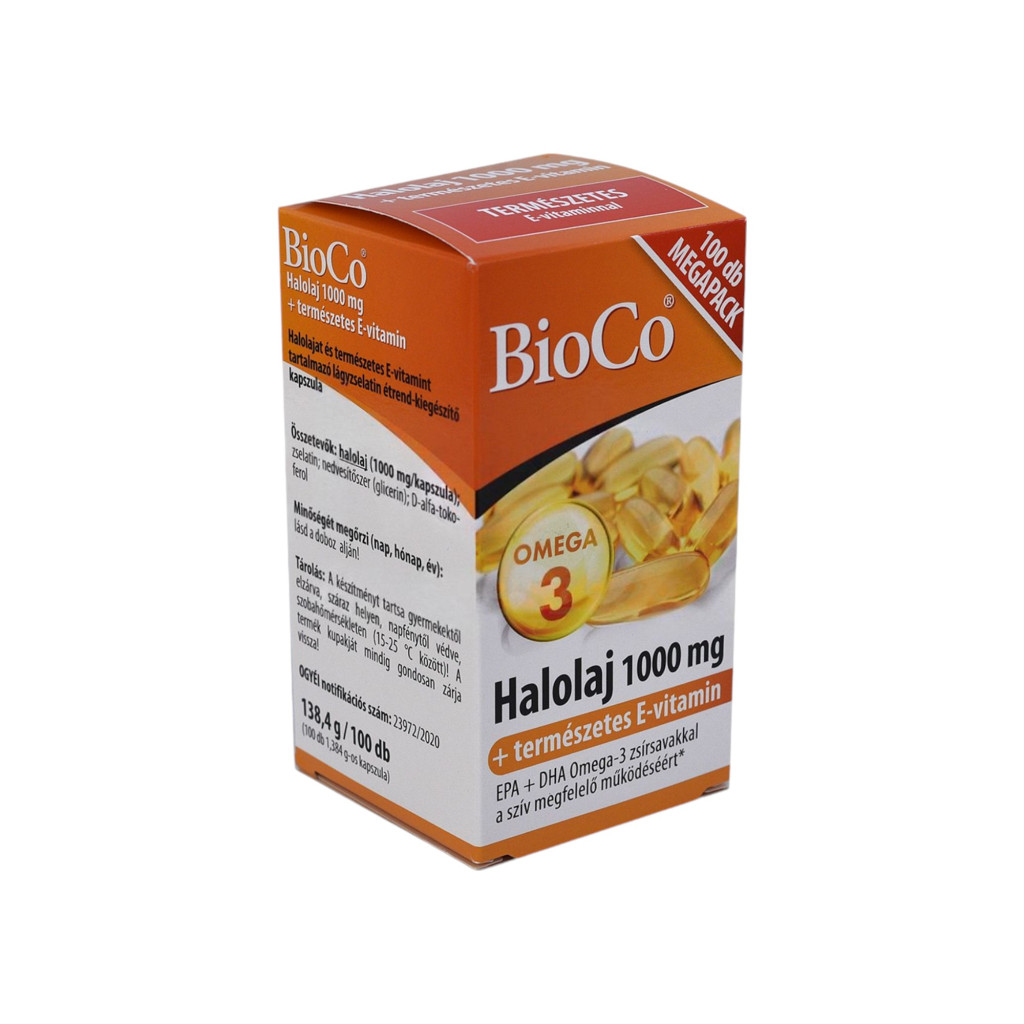 Fish oil Bioco 1000 mg, 100 tablets