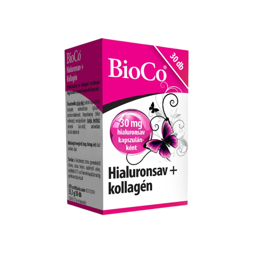 Bioco Hyaluronsäure + Kollagen Kapseln 30 Stk.