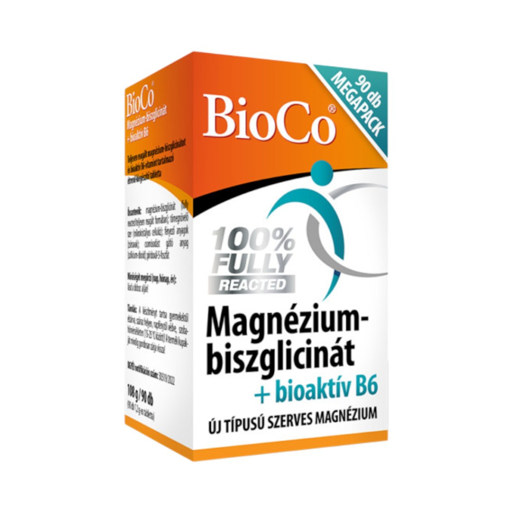 Bioco magnesium bisglycinate+bioactive b6-vitamin megapack tablet 90 pcs