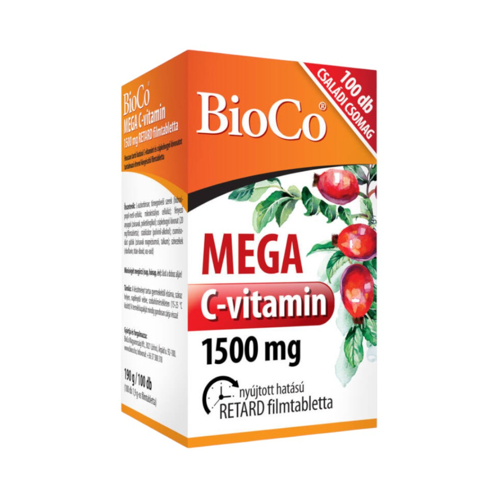 Bioco Mega Vitamin C 1500mg Retard Filmtablette 100 St.