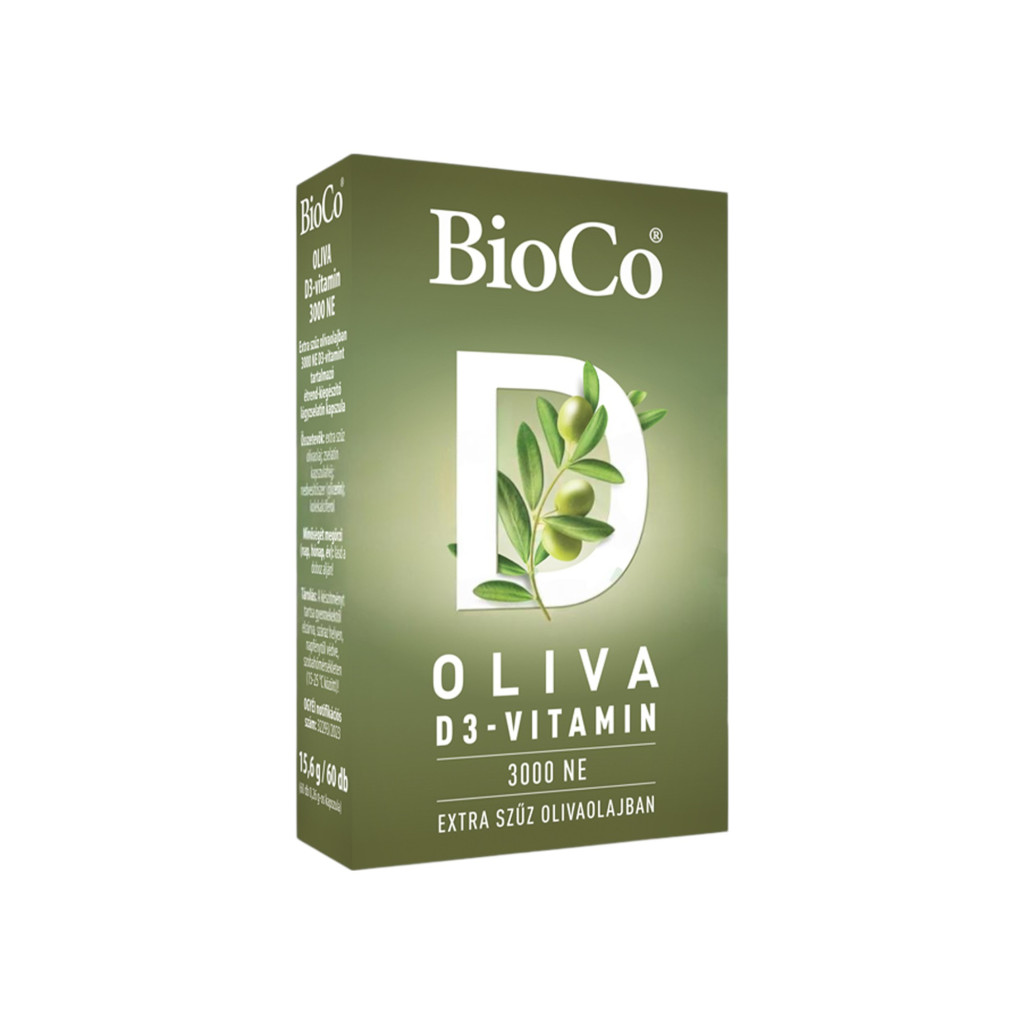 BIOCO OLIVA D-3 VITAMIN KAPSZ. 60DB