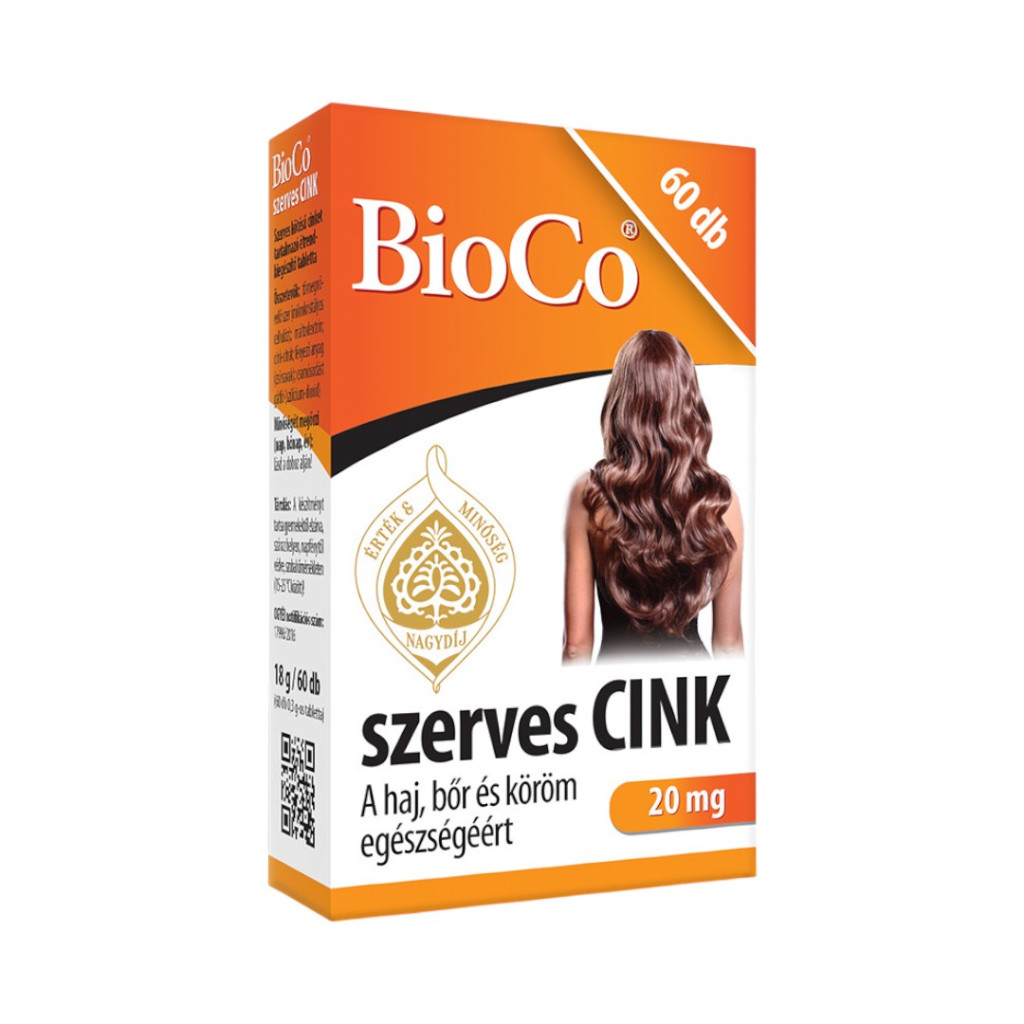 Bioco organic zinc tablets 60 pcs